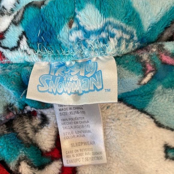 Official “Frosty the Snowman” Cozy Fleece PJ Pants Size XL (16-18) - Picture 5 of 5
